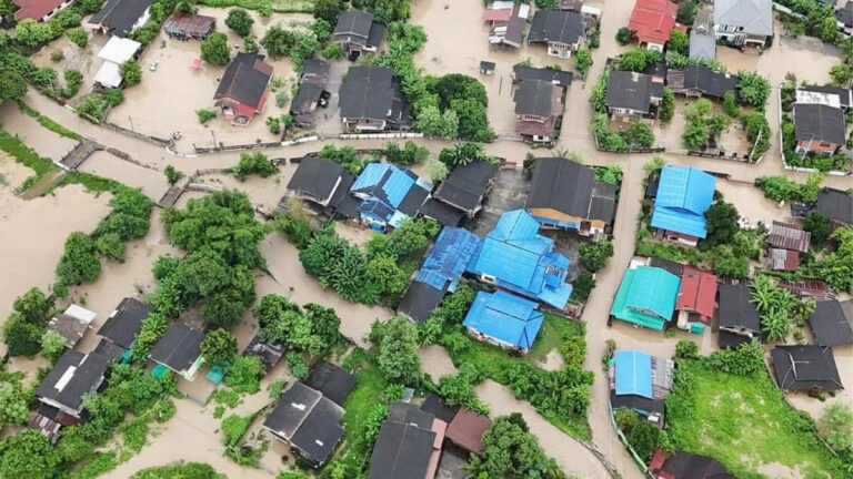 เตือน จ.แพร่ ตาก ลำปาง น้ำล้นตลิ่ง น้ำท่วมขัง