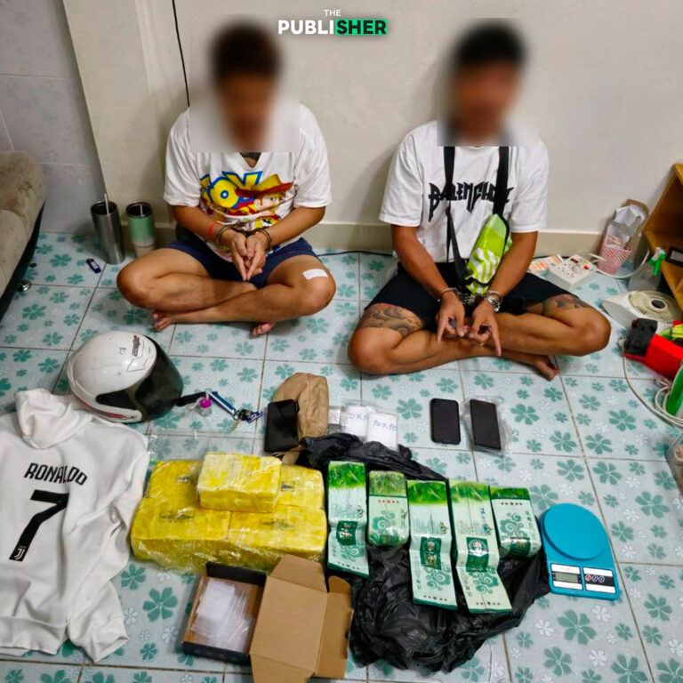 รวบ 2 ผู้ต้องหาค้ายาเสพติด ยึดของกลางยาบ้า 48,000 เม็ด คีตามีน 5.5 กก.