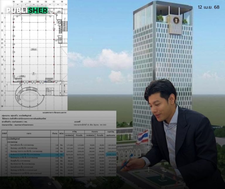 กระหึ่มโซเชียลแปลนตึก สตง.ใช้ภาษี 100 ล้าน เนรมิตห้องสันทนาการ ปูดเครื่องเสียง 21 ล้านบาท