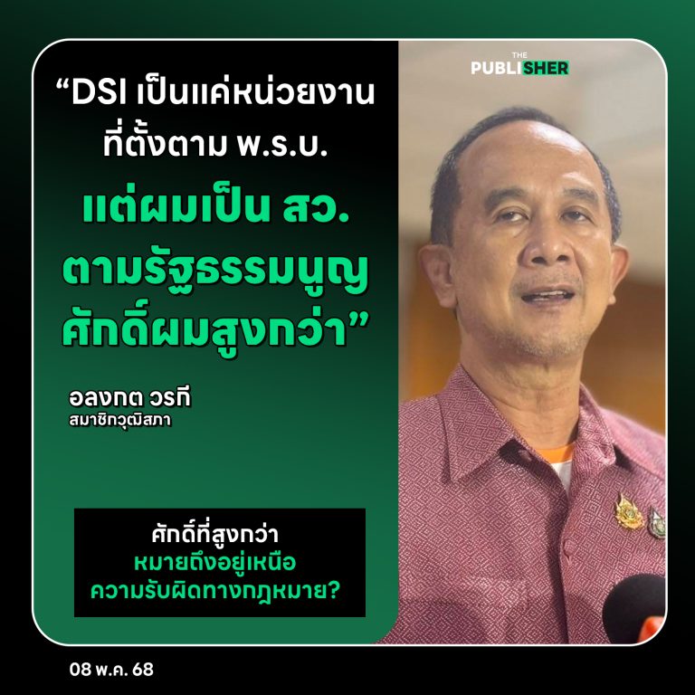 “ผมศักดิ์สูงกว่า” ดีเอสไอ? อลงกต วรกี: ส.ว.ปากกล้าในวงจรต้องสงสัย “ฮั้วเลือกสว.”