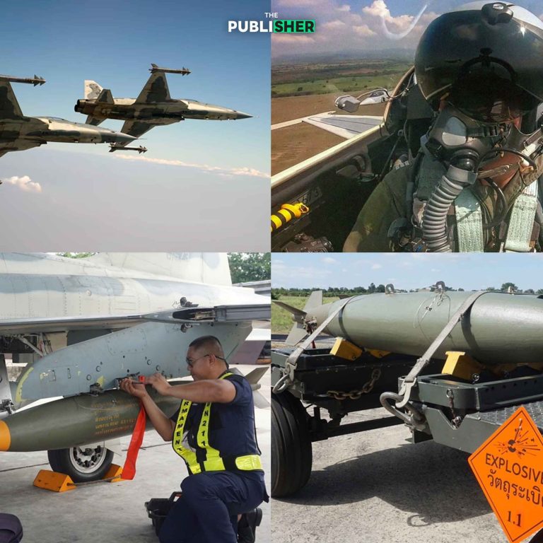 ทอ.ส่งเครื่องบิน F-5TH ฝึกพร้อมรบ หลังเกิดเหตุปะทะที่ช่องบกเมื่อเช้า